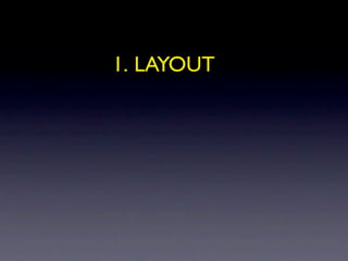 1. LAYOUT
 