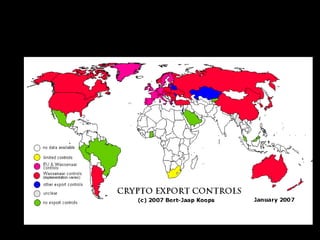 Esportazione di tecniche e strumenti crittografici