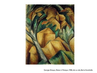 Georges Braque, Maison à l’Estaque, 1908, olio su tela, Berna Kunsthalle
 