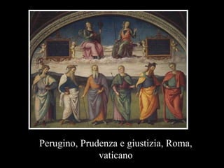 Perugino, Prudenza e giustizia, Roma, vaticano 
