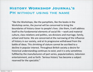 Who is a Public Historian | PDF