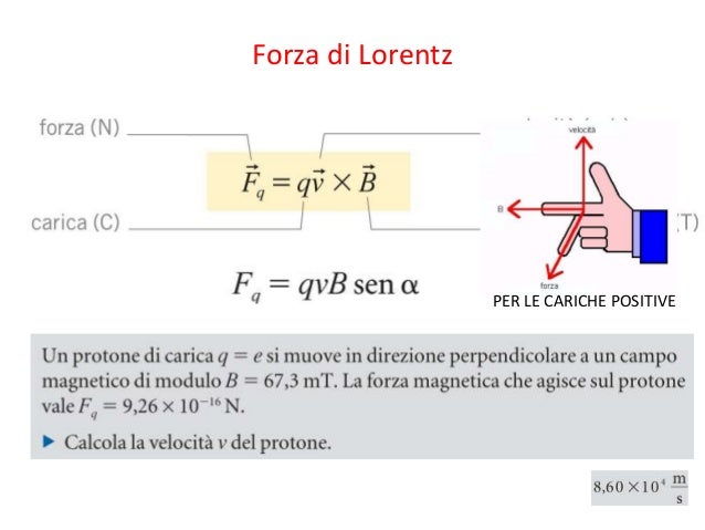 Lezione forza di lorentz