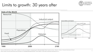 Limits to growth: 30 years after
5
Source: Branderhorst, Gaya. 2020. Update to Limits to Growth: Comparing the World3 Model With Empirical Data. Master's thesis, Harvard Extension School
https://dash.harvard.edu/bitstream/handle/1/37364868/BRANDERHORST-DOCUMENT-2020.pdf?isAllowed=y&sequence=1
 
