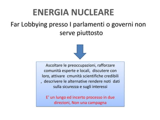 Puòabilitareunaconversazione direttacon gli stakeholders