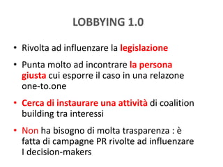 Insomma la novità è, nonostante le apparenze, che il palinsesto personale rende gli individui (con tutte le loro relazioni)  più liberi anche dalla società di massaL’era delle personeLo chiedono i governi più poveri e deboliLo chiede la complessitàLo chiedono le persone (individui connessi)La domanda è la Big Society come sarà ?