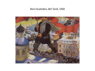 Boris Kustodiev,  Bol’ ševik , 1920 