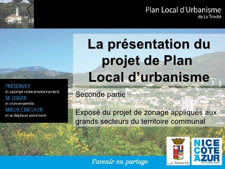 Le zonage par secteurs