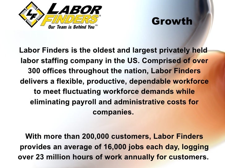 Labor Finders NC Professional Staffing Solutions