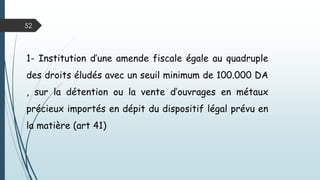 52
5- Lutte contre la fraude (5 art)
 