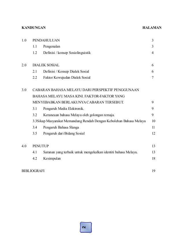 Tugasan Hbml3403 Linguistik Dan Sosiolinguistik