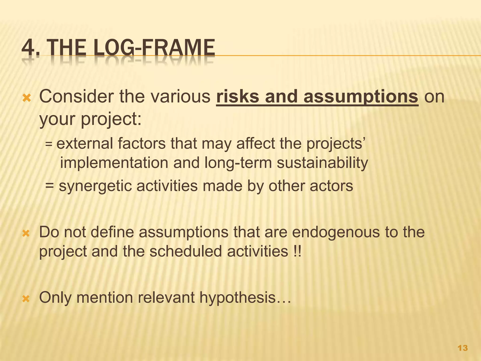 Lfa approach on project planning | PPTX