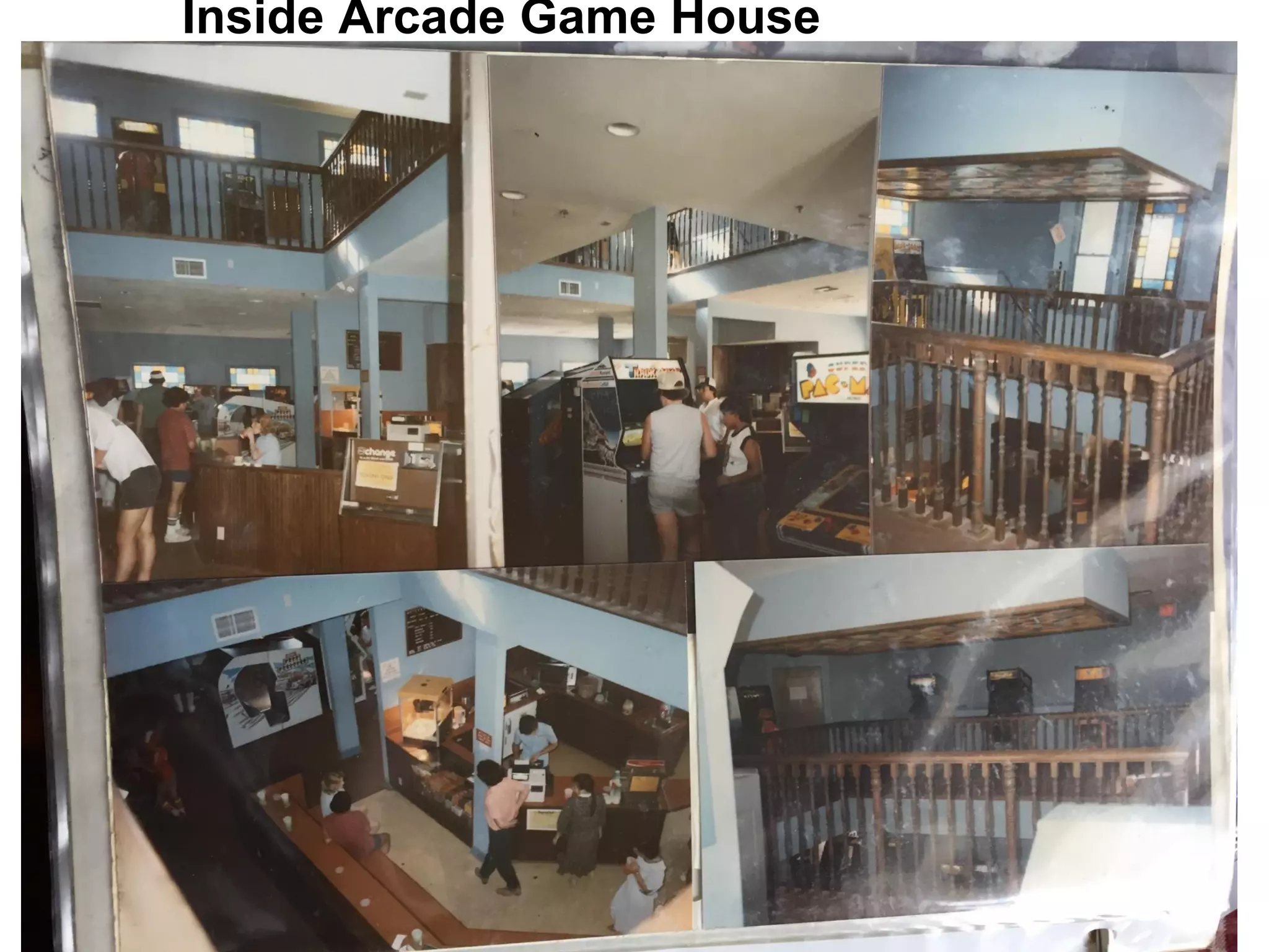 Inside Arcade Game House
 