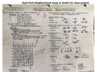 Hyde Park Neighborhood study in Austin for class project.
 
