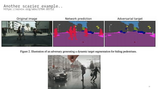 15
https://arxiv.org/abs/1704.05712
Another scarier example..
 