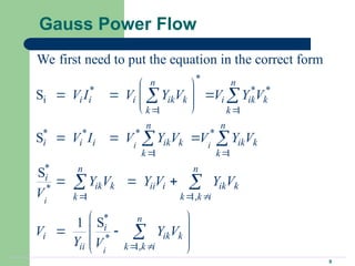 Gaussian Loading LF_ANALYSIS. Gauss Seidel Load Flow Analysis | PPT