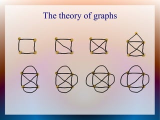 The theory of graphs
 