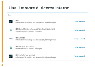 Usa il motore di ricerca interno
 