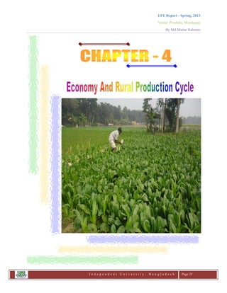 LFE Report - Spring, 2013
Venue: Proshika, Manikganj
By Md.Matiur Rahman
I n d e p e n d e n t U n i v e r s i t y , B a n g l a d e s h Page 35
 