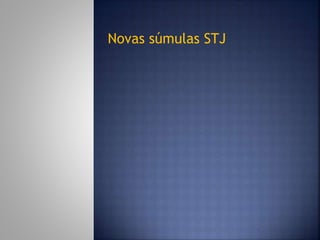 Novas súmulas STJ
 