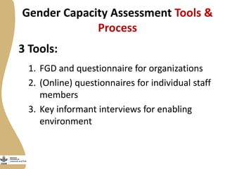 Gender capacity for the small ruminant value chain in Ethiopia: Current status and ways forward
