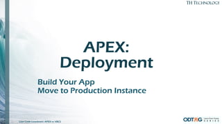 Oracle Low Code Lowdown: APEX vs VBCS | PDF