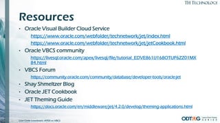 Oracle Low Code Lowdown: APEX vs VBCS | PDF