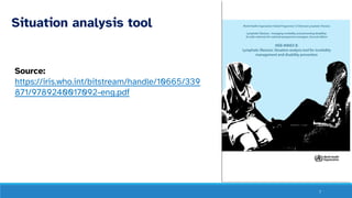 7
Situation analysis tool
Source:
https://iris.who.int/bitstream/handle/10665/339
871/9789240017092-eng.pdf
 