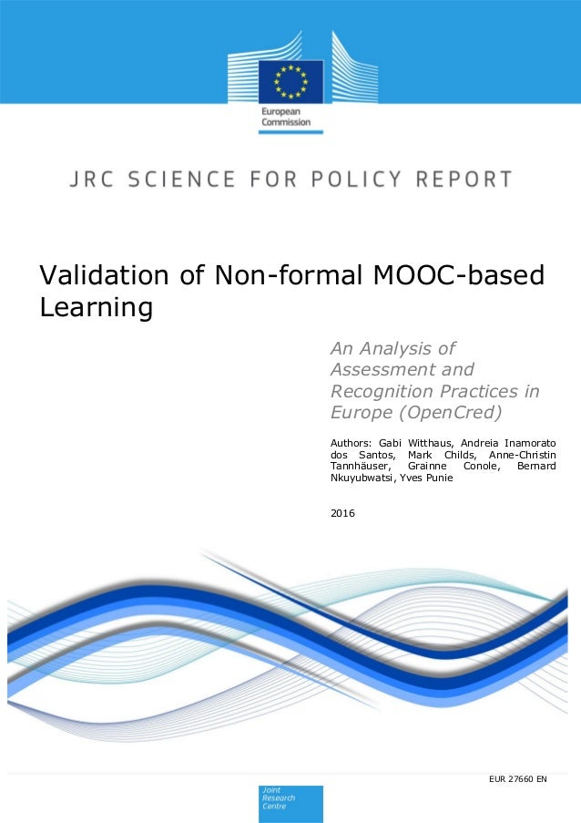 validation of non formal mooc based learning