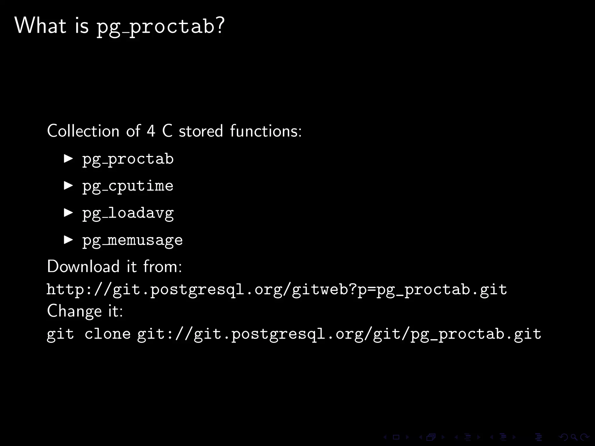 pg_proctab: Accessing System Stats in PostgreSQL