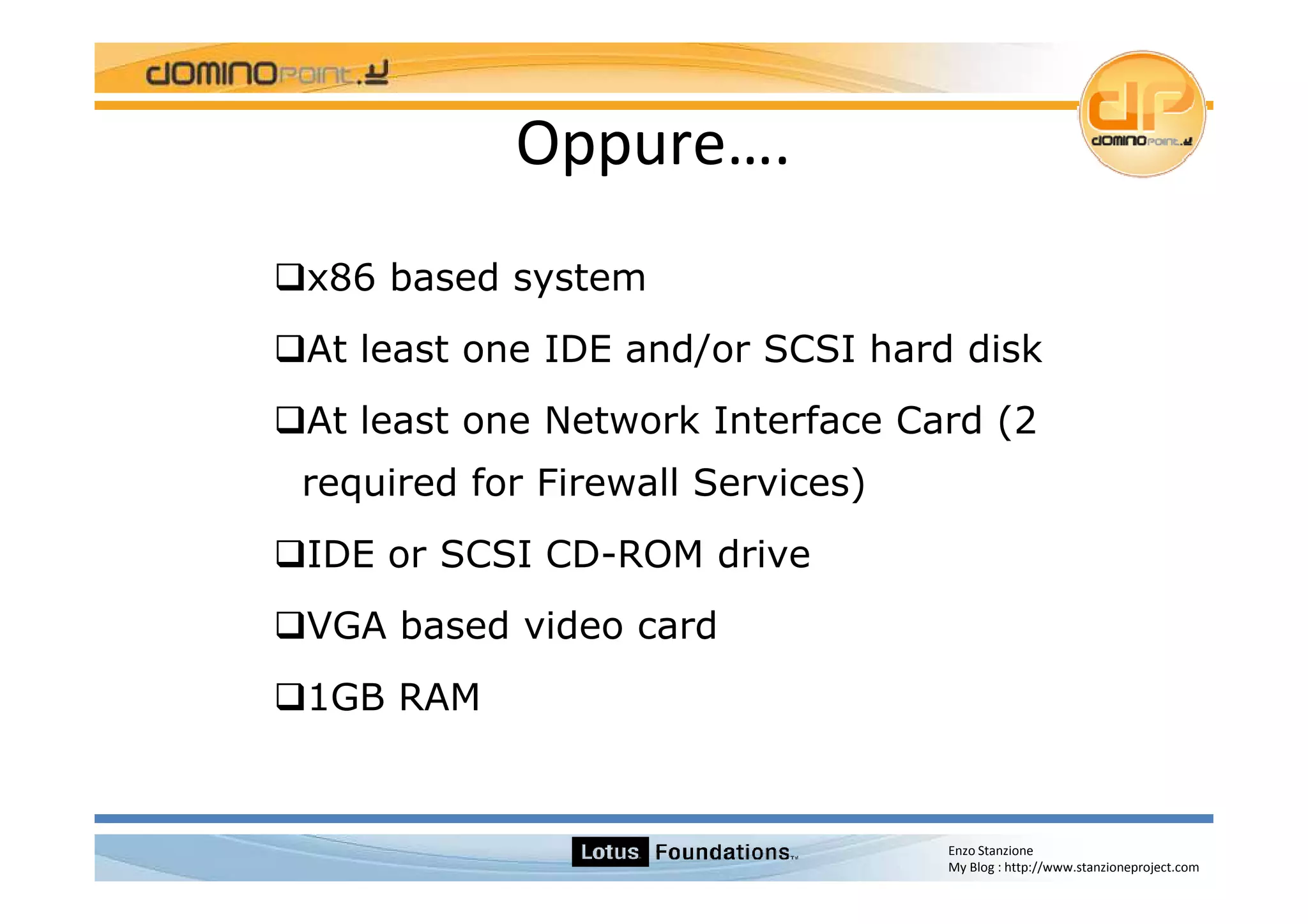 Lotus Foundations Start 1.0 Italian Version