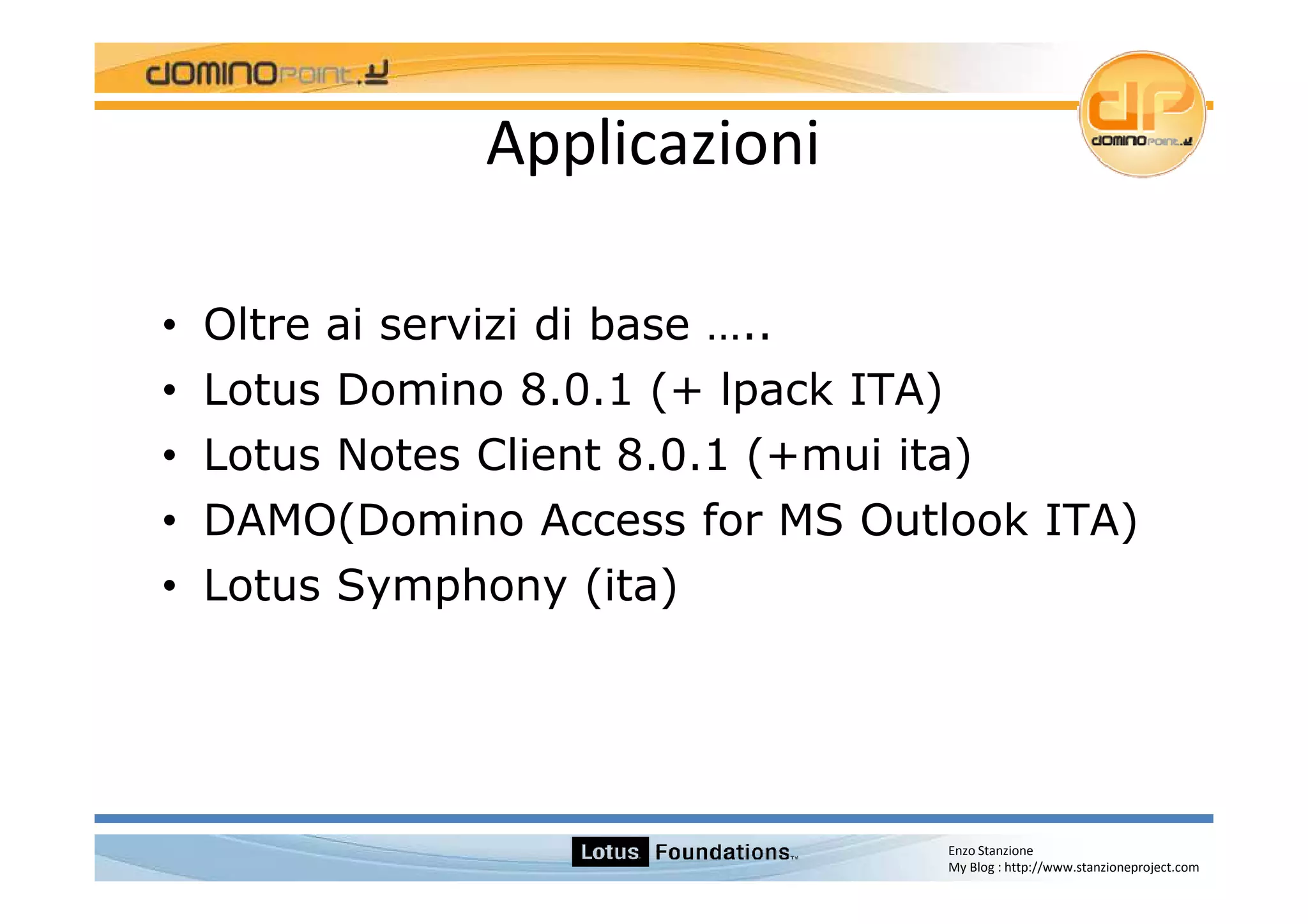 Lotus Foundations Start 1.0 Italian Version