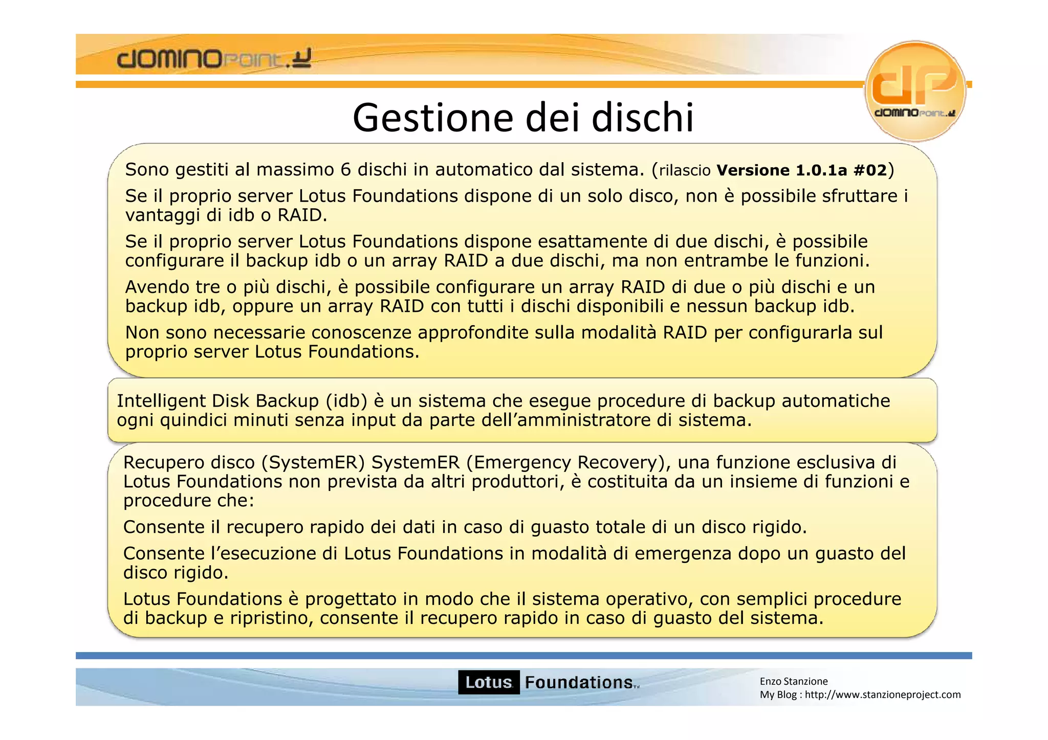 Lotus Foundations Start 1.0 Italian Version