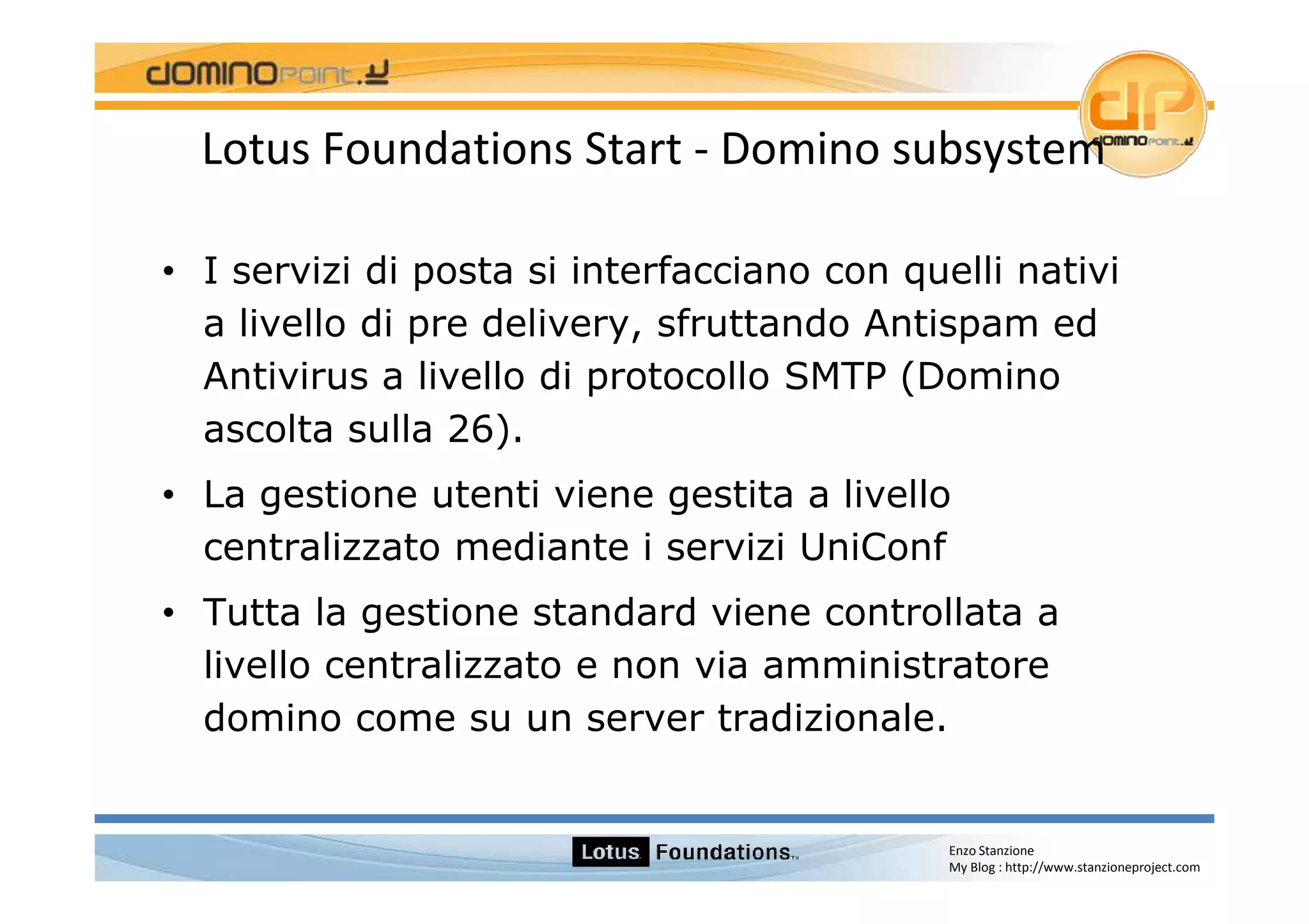 Lotus Foundations Start 1.0 Italian Version