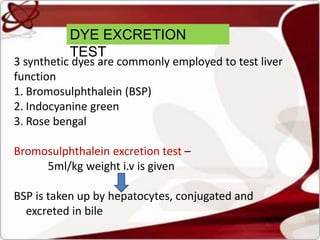 Liver function tests | PPT