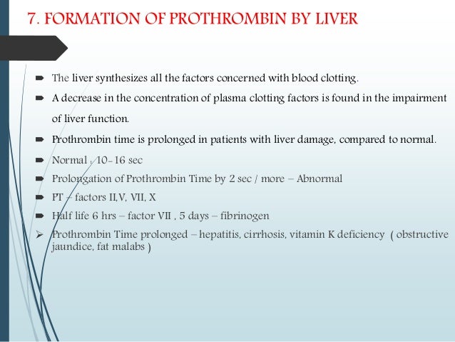 Liver function test