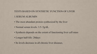 lft ppt and parameters of lft with fate of bilirubin.pptx