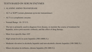 lft ppt and parameters of lft with fate of bilirubin.pptx