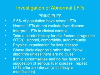 Lfts Algorithm LFT sjh-1viral hepatitis and liver function tests.pptx