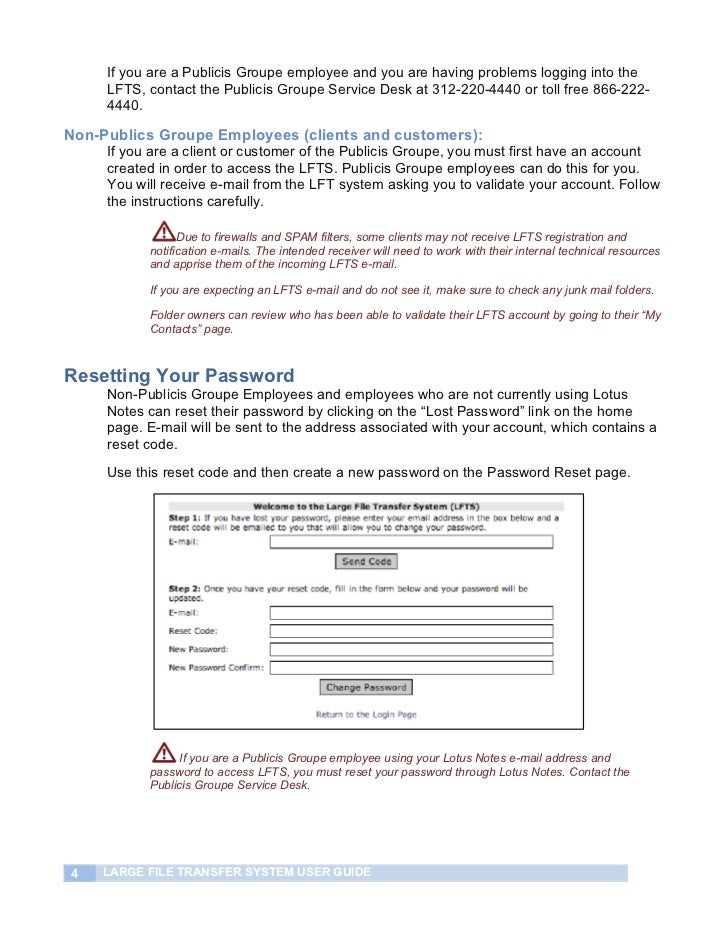 Lfts User Guide V7