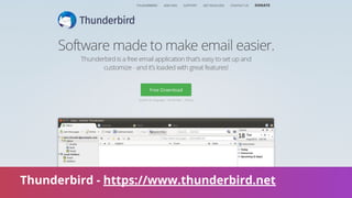 Thunderbird - https://www.thunderbird.net
 