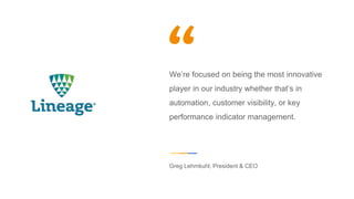 Lineage Logistics and Workday | PPT