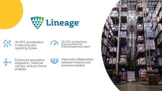Lineage Logistics and Workday