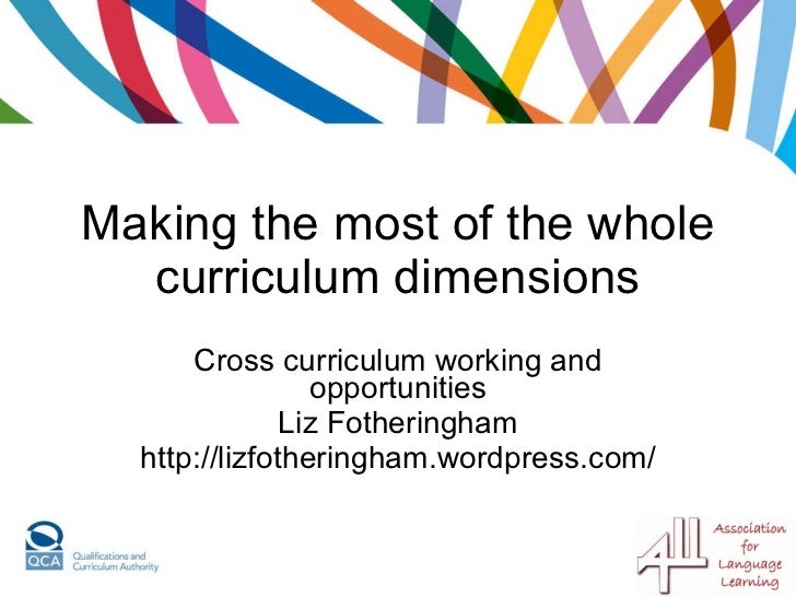 Lf Working With Whole Curriculum Dimensions Wv