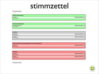 stimmzettel
 
