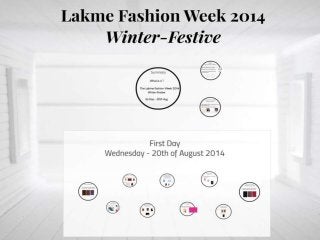 Lakme Fashion Week (LFW) WInter Festive 2014 - Indian Fashion Show