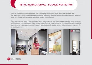 Retail Digital Signage