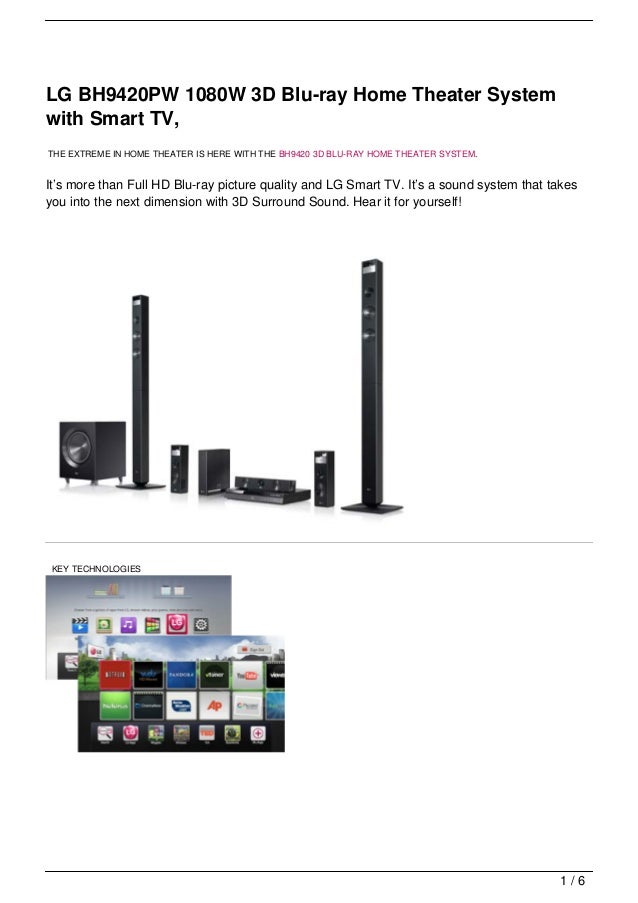 lg 3d surround sound system
