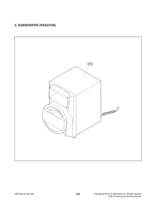 2-6
2. SUBWOOFER (RAS375W)
A90
 