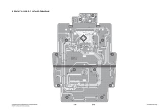 3. FRONT & USB P.C. BOARD DIAGRAM
3-41 3-42
 