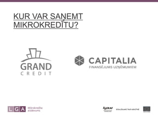 KUR VAR SAŅEMT MIKROKREDĪTU?  